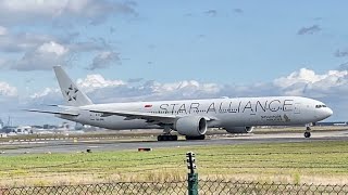 Boeing 777 - 312 9V-SWI  flight SQ25 Singapore Airlines departure Frankfurt airport to Singapore