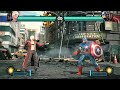 Dante & Nova vs Captain America & Iron Man (Hardest AI) - Marvel vs Capcom: Infinite