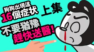 狗與鹿 ｜看懂狗狗16個症狀 - 上集｜如果發生了，不要猶豫，立刻送醫！