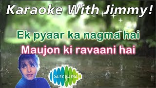 Ek Pyaar Ka Nagma Hai (Unplugged) | Karaoke With Lyrics | Aishwarya Majmudar
