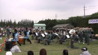 北島三郎「まつり」 - 陸上自衛隊高射学校音楽隊・太鼓隊