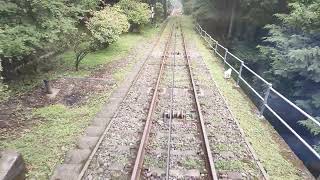 御岳山ケーブルカー登り 御岳山駅までの途中