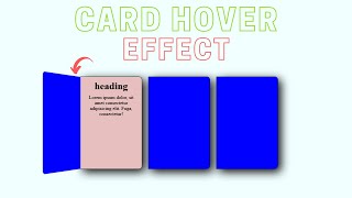Create Awesome Card hover effect animation using CSS | free source code | 2023