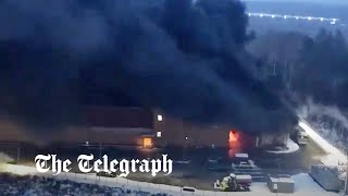 Russia: Massive fire guts Moscow shopping mall after similar explosion days before