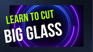 Cut BIG GLASS Circles: How to Easily Cut Big Glass Circles