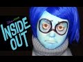 INSIDE OUT SADNESS MAKEUP TUTORIAL! (Disney's Pixar Cosplay)