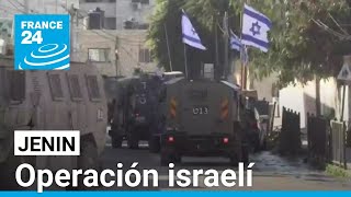 Operación israelí en Jenin ya deja al menos 10 palestinos muertos • FRANCE 24 Español