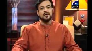 Dr Aamir Liaquat - Topic (Wisdom of Imam Baqar (A.S)) - Geo TV.flv