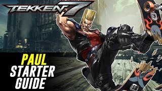 [TEKKEN 7] 3-Minute PAUL Starter Guide! | Combos, Walls, Floor Breaks, Punishers 【鉄拳7】