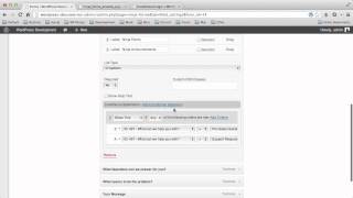 Ninja Forms - Using Conditional Logic
