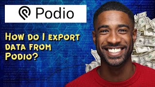 How do I export data from Podio