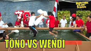 Tono Semangat Banget Lawan Wendi di Lomba Gebuk Bantal | BTS (20/08/23) Part 2