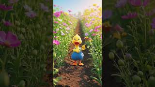 Cute little ducks plant fruits #pretty #delicious #funny #cute #duck #shorts