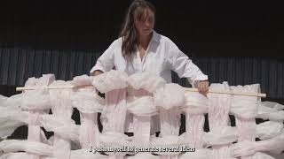 sia hurtigkarl weaves tradition \u0026 sustainability into paper sculpture for the mindcraft project