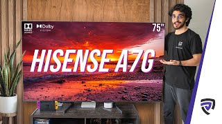 Hisense A7G 75" Smart TV Review - 4K Cinematic Viewing Experience (Dolby Vision + Atmos)!