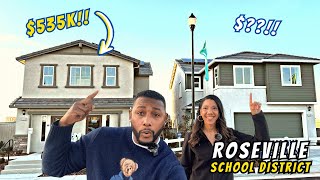 SACRAMENTO CA Most Affordable New Homes zoned to ROSEVILLE CA School District!