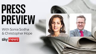 Press Preview: A look inside Wednesday's papers