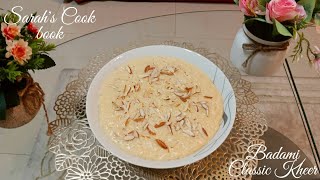 Badami Classic Kheer | Muharram Special | Easy recipe step by step