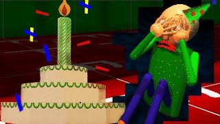 *NEW* I MADE BALDI CRY AT HIS BIRTHDAY PARTY.. SECRET ENDING. - Baldi's Basics Classic Remastered