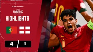 Portugal vs England | U17 EURO Finals Bitesize Highlights | May 24, 2024