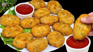 Crispy Chicken Cutlets | Ramadan Iftar Party Snacks | Easy and Juicy Chicken Kabab