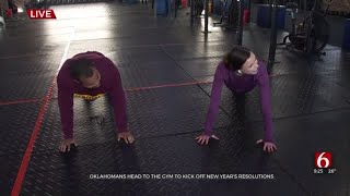 Watch: Oklahomans Head To The Gym To Kick Off New Year's Resolutions