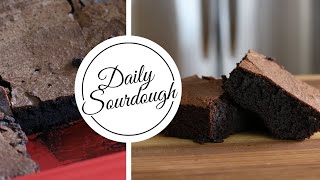 Sourdough Brownie - How to Make Sourdough Brownies - Daily Sourdough