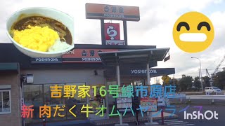 吉野家の肉だく牛オムハヤシライスが旨い！