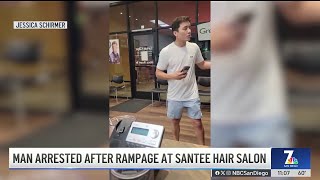 Shampoo, rage and repeat — irate customer at Great Clips in Santee arrested: SDSO | NBC 7 San Diego