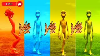 Alien dance VS Funny alien VS Dame tu cosita VS Funny alien dance VS Green alien dance VS Dance song