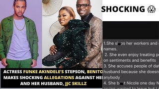 Funke Akindele Stepson accuses her of not trusting her cheating Husband Jjc skills