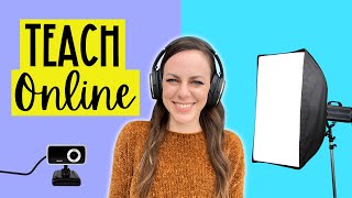 How to Get Started Teaching ESL Online // My Low Cost DIY Freelance Teaching Setup