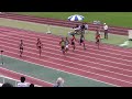 2018年　埼玉県陸上競技　国体予選　少年男子Ｂ100ｍ決勝