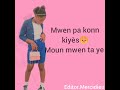 avèk ou lyrics by nevermind#mercidieu