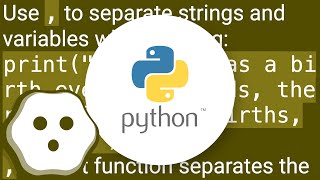 How can I print variable and string on same line in Python?