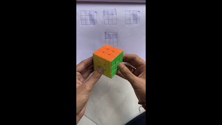 How to solve Rubik’s cube (another trigger) #shorts #rubikscube