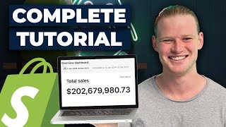 COMPLETE Shopify Tutorial For Beginners 2024 - How To Create A Profitable Shopify Store