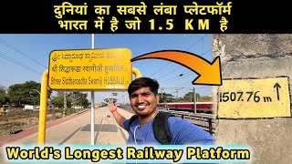 World's Longest Platform In India | SSS Hubballi Junction | Hubli Railway Station | Longest Platform