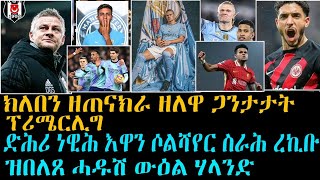 ውዕሎ ቀደመ ሰምበት ፕሪሜርሊግ፣ ዝውውር ተጻወቲ ፣ ታሪካዊ ብሉጽ ውዑል ን ኤርሊንግ ሃላንድ | dehay tv |