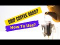 How to use K+ Easy Pour Over Drip Coffee Bag?