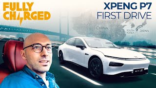 XPENG P7 1st Drive in Shanghai | FULLY CHARGED for Clean Energy & Electric Vehicles