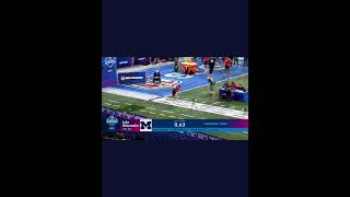 Luke schoonmaker runs 4.65 at the combine #shorts