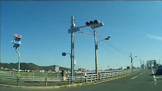 (たおやかインターネット放送)車窓から中山道河渡宿から加納宿From the train window Nakasendo Kawadojuku to Kanojuku