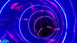 MagicRing - LED  light effects inside of water slide by AquaFunProject