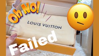 Failed Louis Vuitton Unboxing | First Impression |