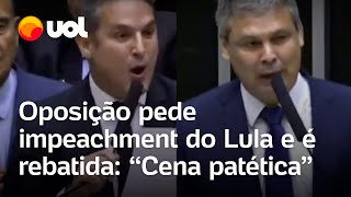 Oposição pede impeachment do Lula, e líder do PT na Câmara reage: 'Cena patética'