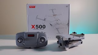 SYMA X500 Foldable GPS Drone : Unboxing \u0026 Let's Play!