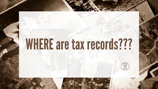 Where to Find Tax Records for Genealogy Research