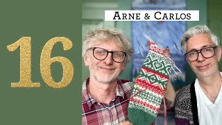 Episode 16 -  🎄Christmas Stocking Knit-Along 2024 with ARNE & CARLOS! 🎄 | Easy Daily Tutorial 🌟