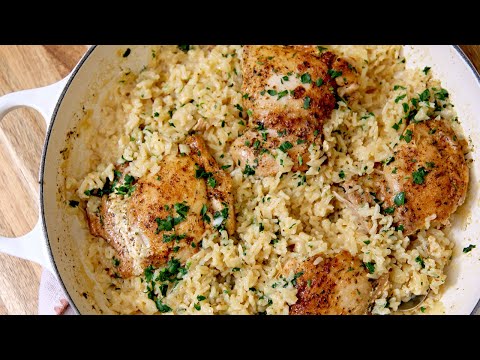 Recipe for chicken and rice in creamy sauce